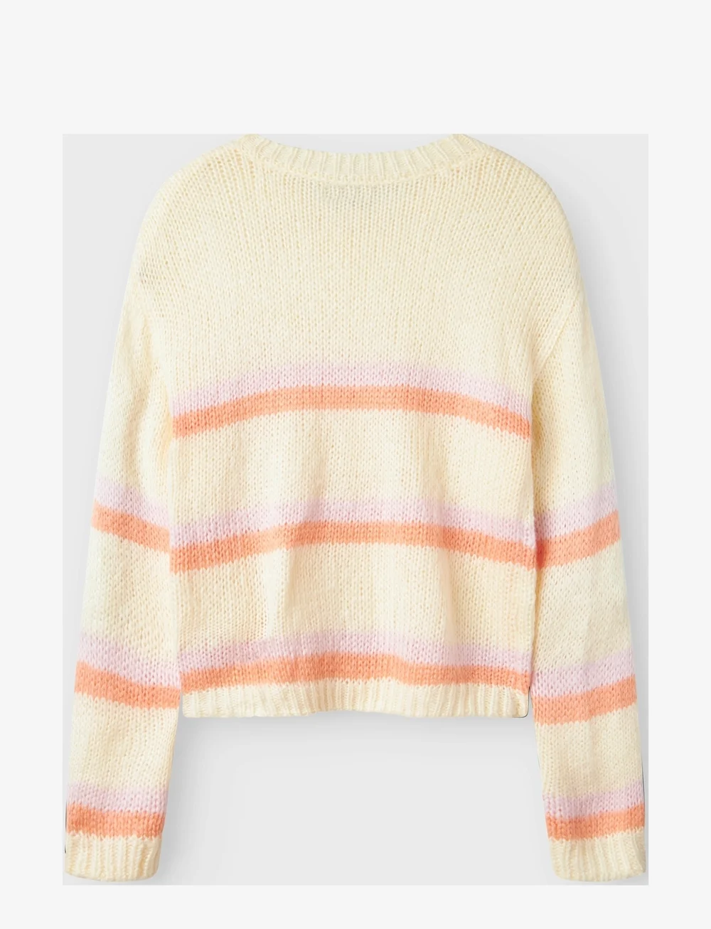 LMTD - NLFFOW LS SHORT KNIT - pullover - antique white - 1