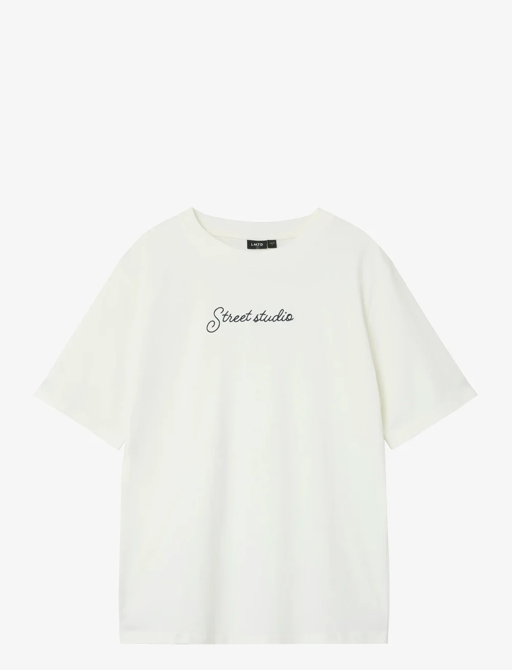 LMTD - NLMFINO SS L TOP - kortærmede t-shirts - white alyssum - 0
