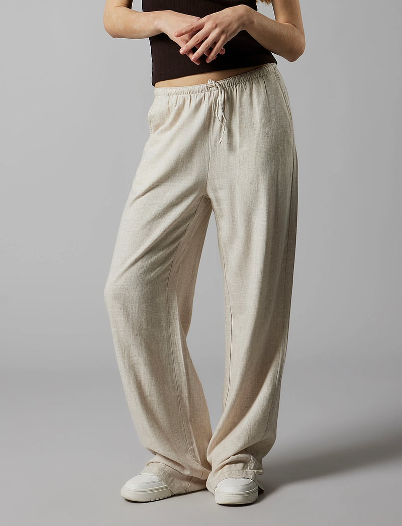 LMTD - NLFFINEN LW WIDE PANT NOOS - byxor - peyote - 2