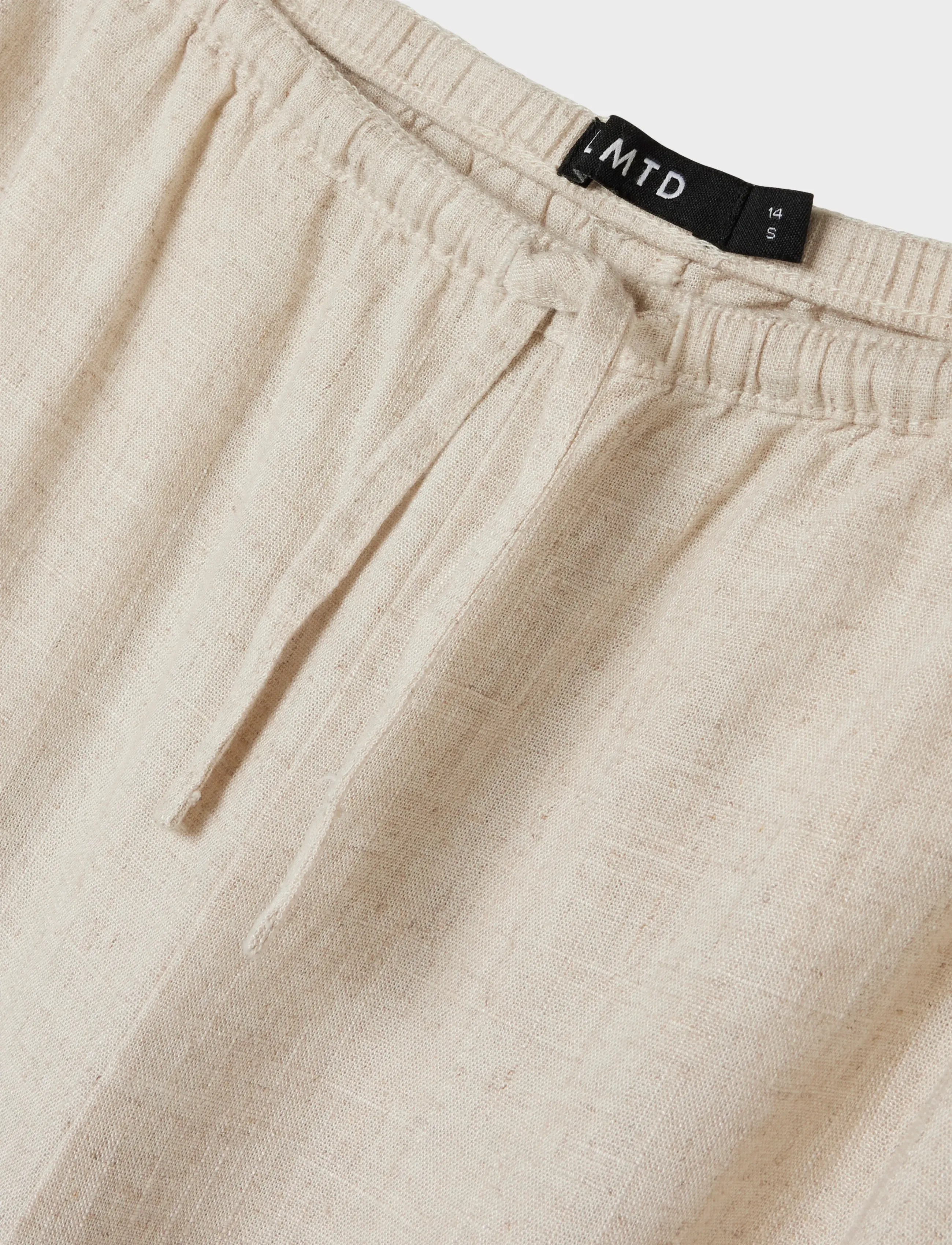 LMTD - NLFFINEN LW WIDE PANT NOOS - trousers - peyote - 4