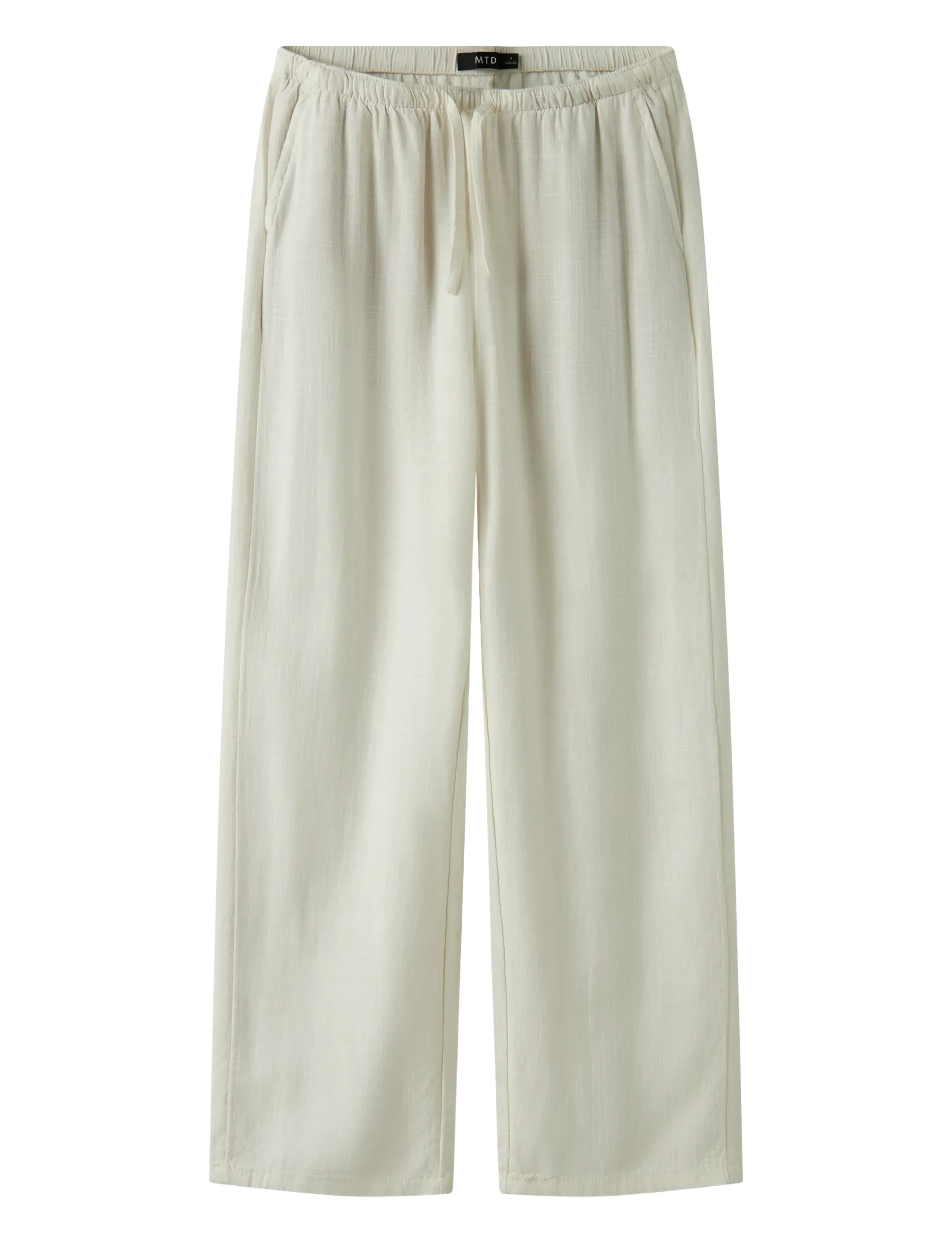 LMTD NLFFINEN LW WIDE PANT NOOS - LMTD - WHITE ALYSSUM / cream