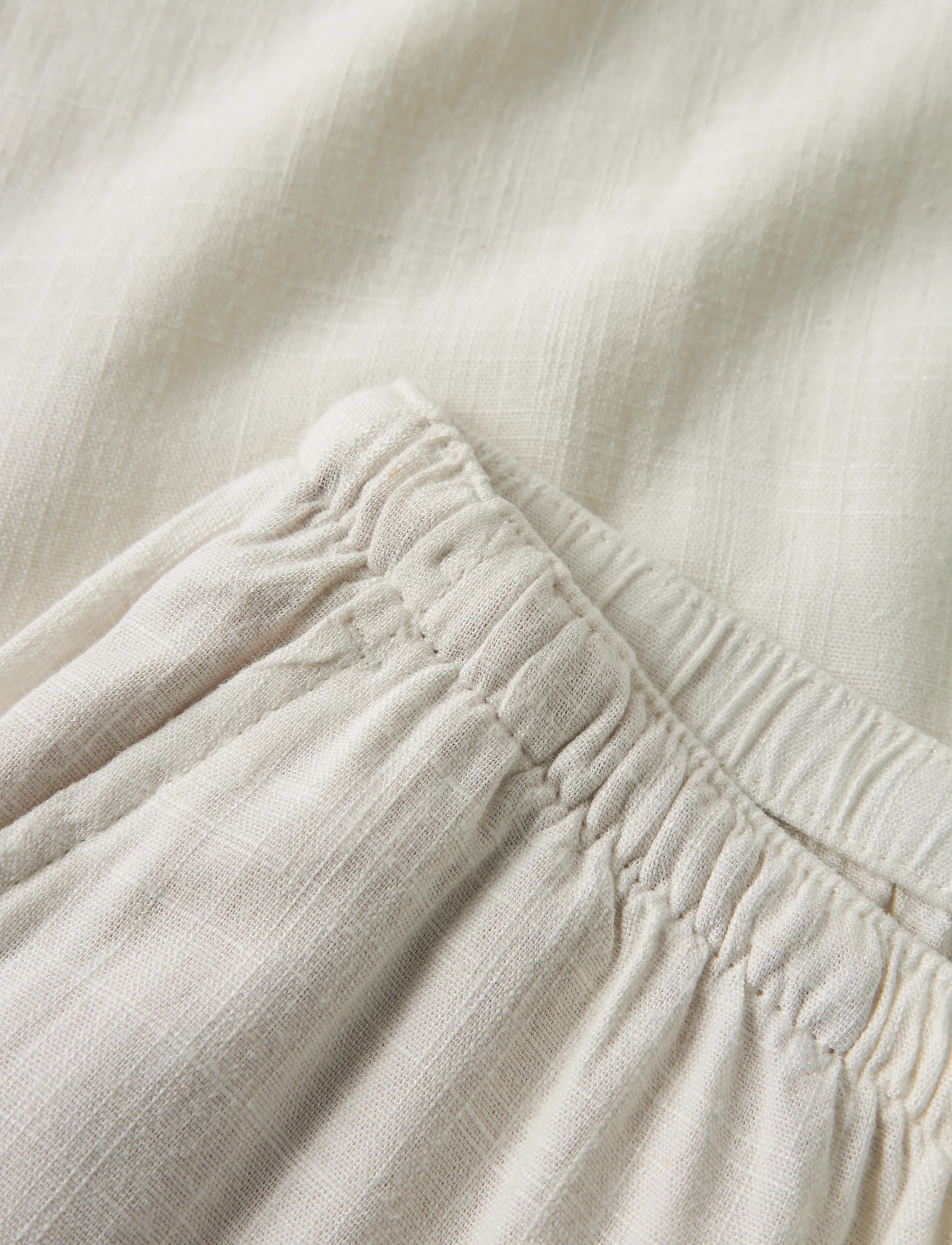LMTD - NLFFINEN LW WIDE PANT NOOS - bukser - white alyssum - 3