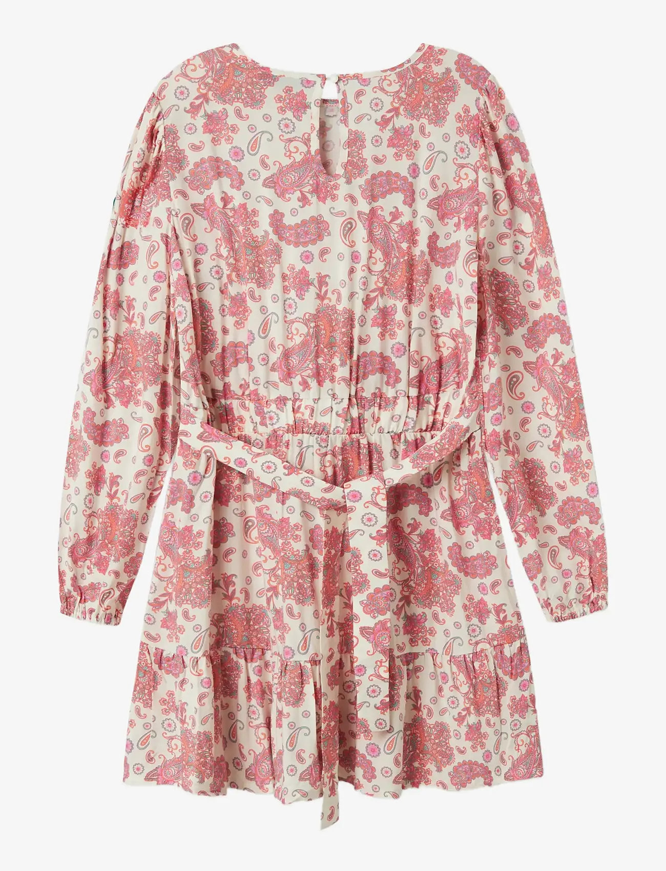 LMTD - NLFSANDY LS SHORT DRESS - long-sleeved casual dresses - georgia peach - 1