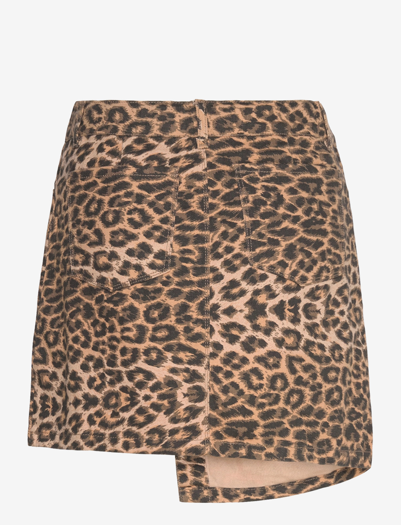 LMTD - NLFLEO TWI WRAP SKIRT - kurze röcke - silver mink - 1