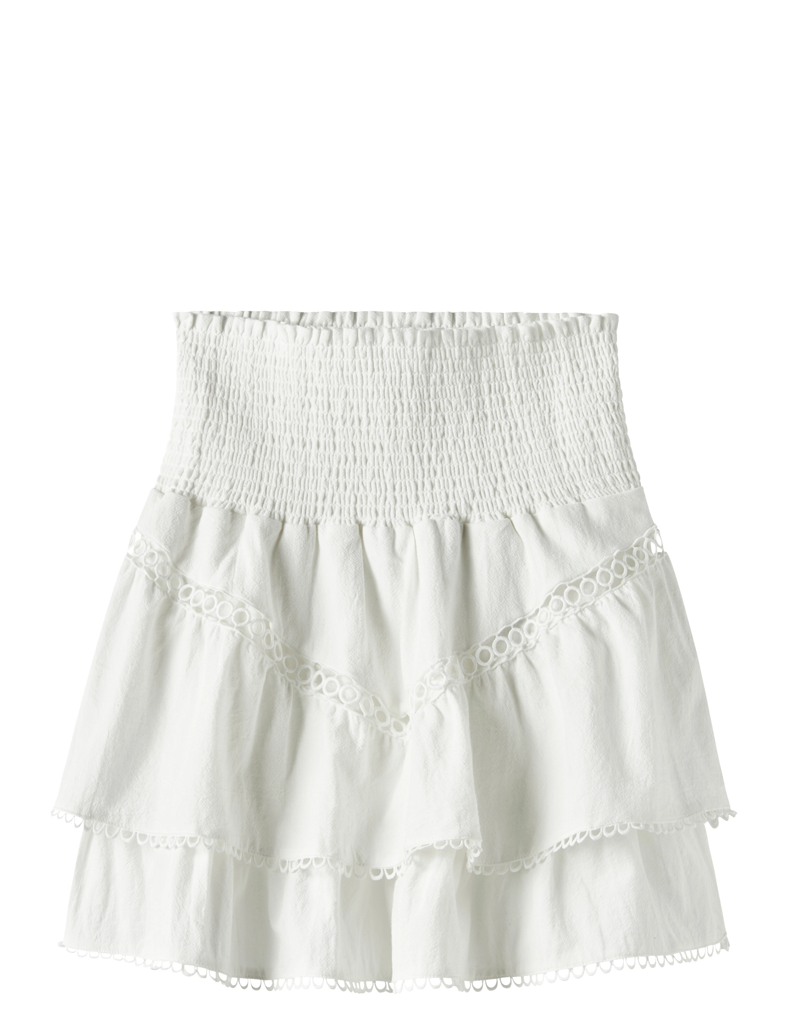 LMTD NLFHOSTA SHORT SKIRT - Kjoler & Nederdele - WHITE ALYSSUM / white