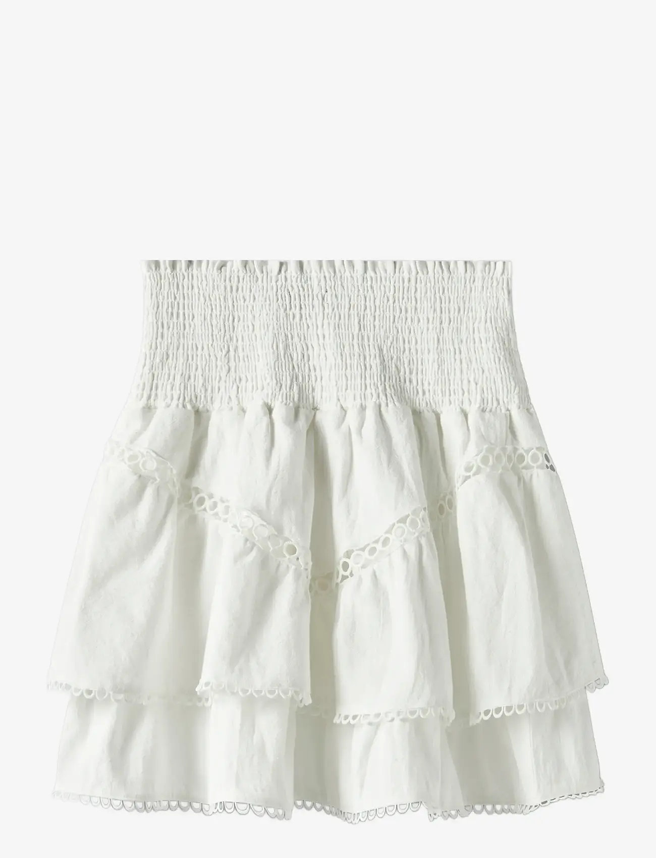 LMTD - NLFHOSTA SHORT SKIRT - korte nederdele - white alyssum - 1