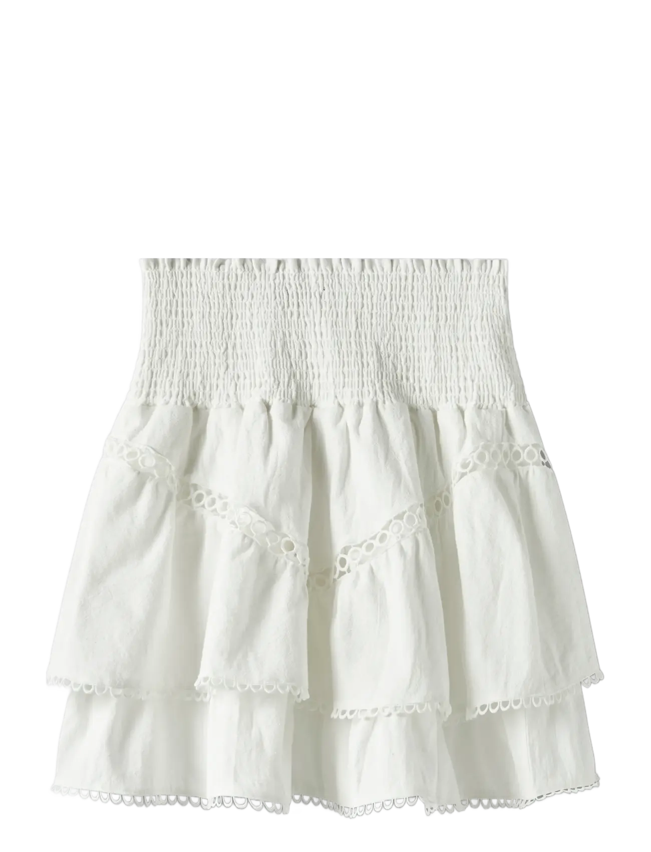 LMTD - NLFHOSTA SHORT SKIRT - kurze röcke - white alyssum - 1