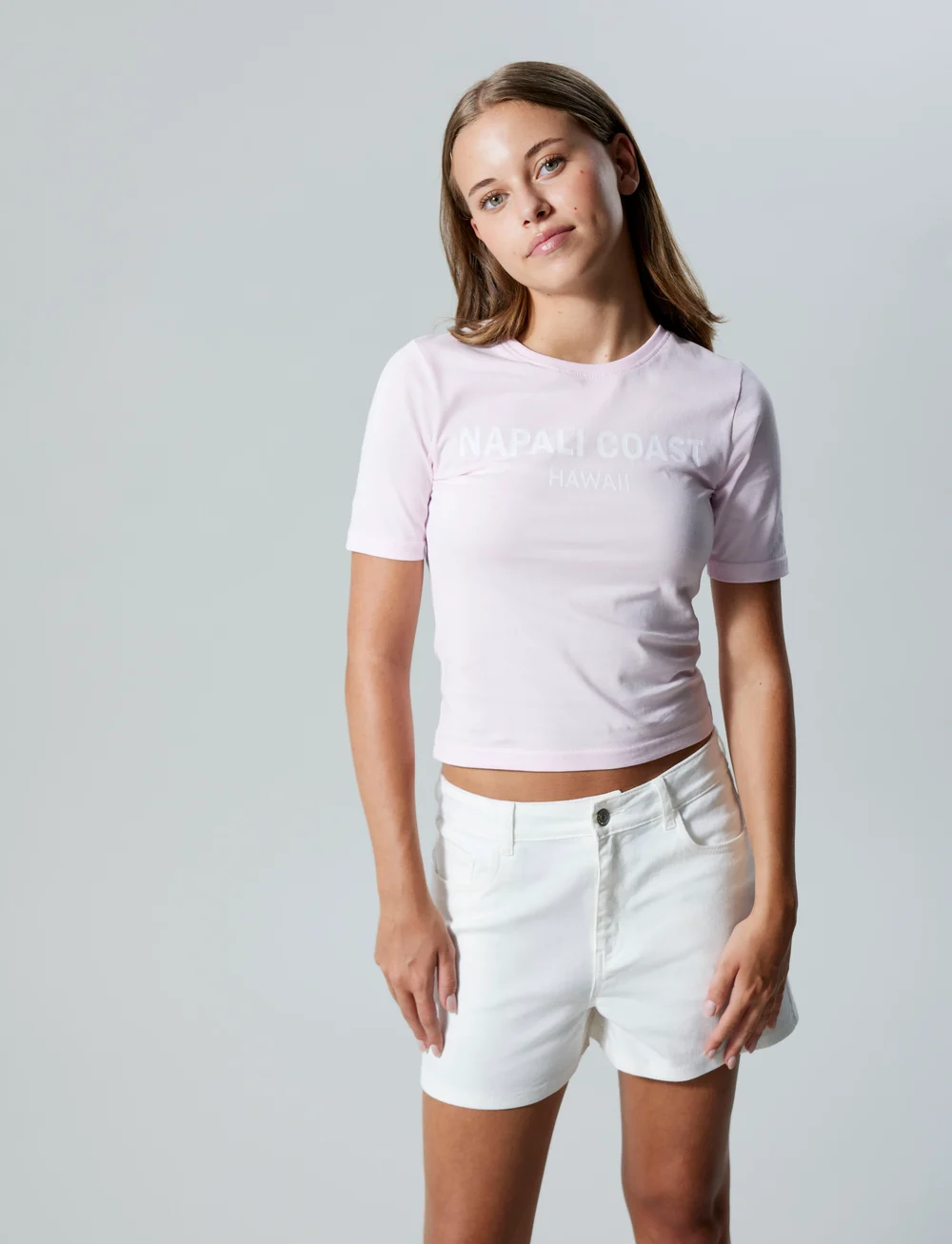 LMTD - NLFFACA  SS SHORT XS TOP - kurzärmelige - pink tulle - 0
