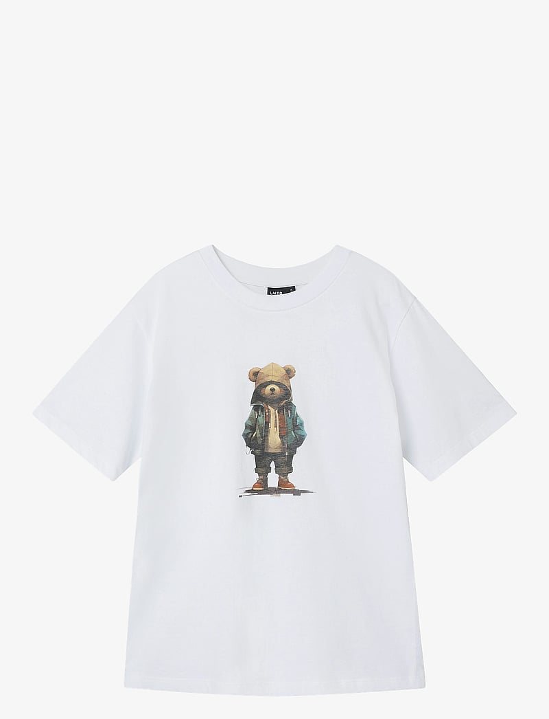 LMTD - NLMNAMSE SS L TOP - kortärmade t-shirts - bright white - 0