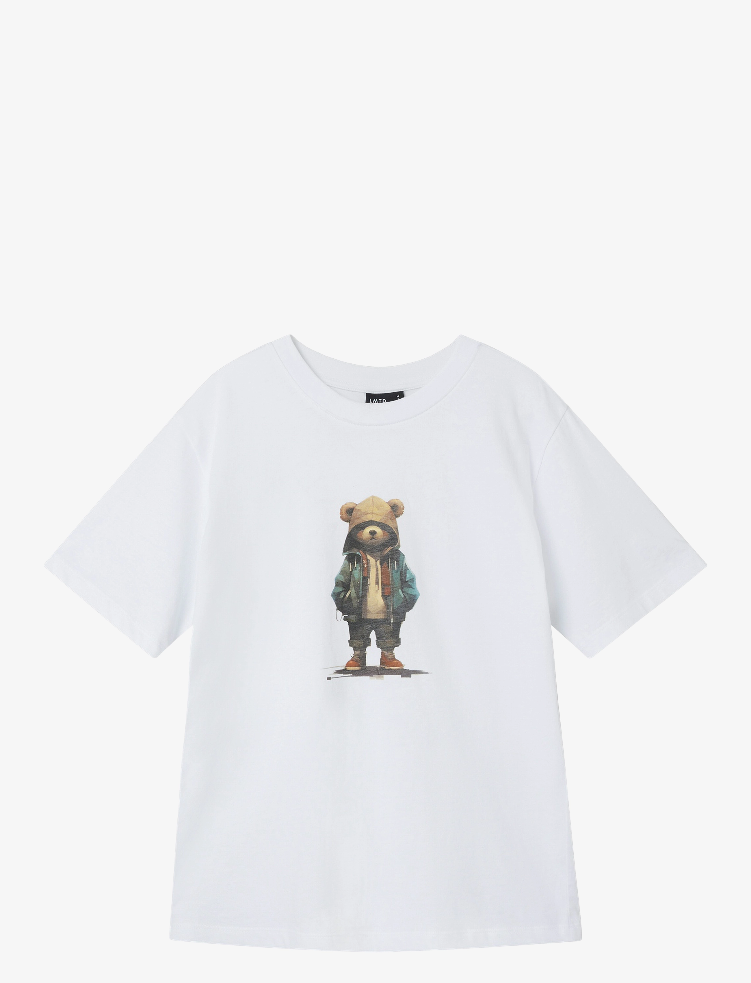 LMTD NLMNAMSE SS L TOP - Basplagg - BRIGHT WHITE / white