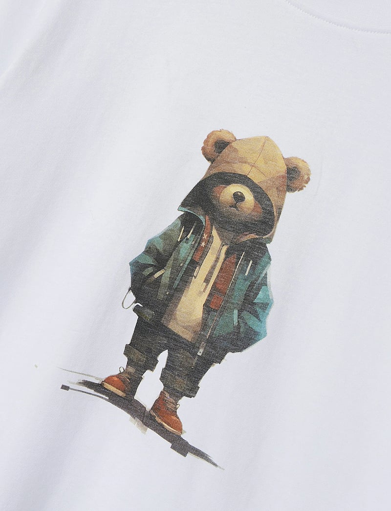 LMTD - NLMNAMSE SS L TOP - kortärmade t-shirts - bright white - 2