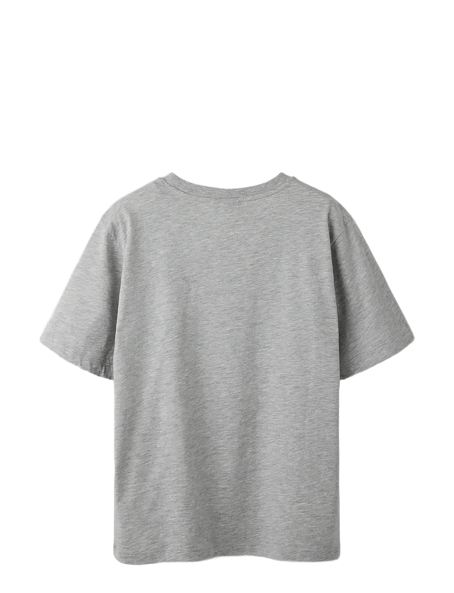 LMTD - NLMNAMSE SS L TOP - kurzärmelige - light grey melange - 1