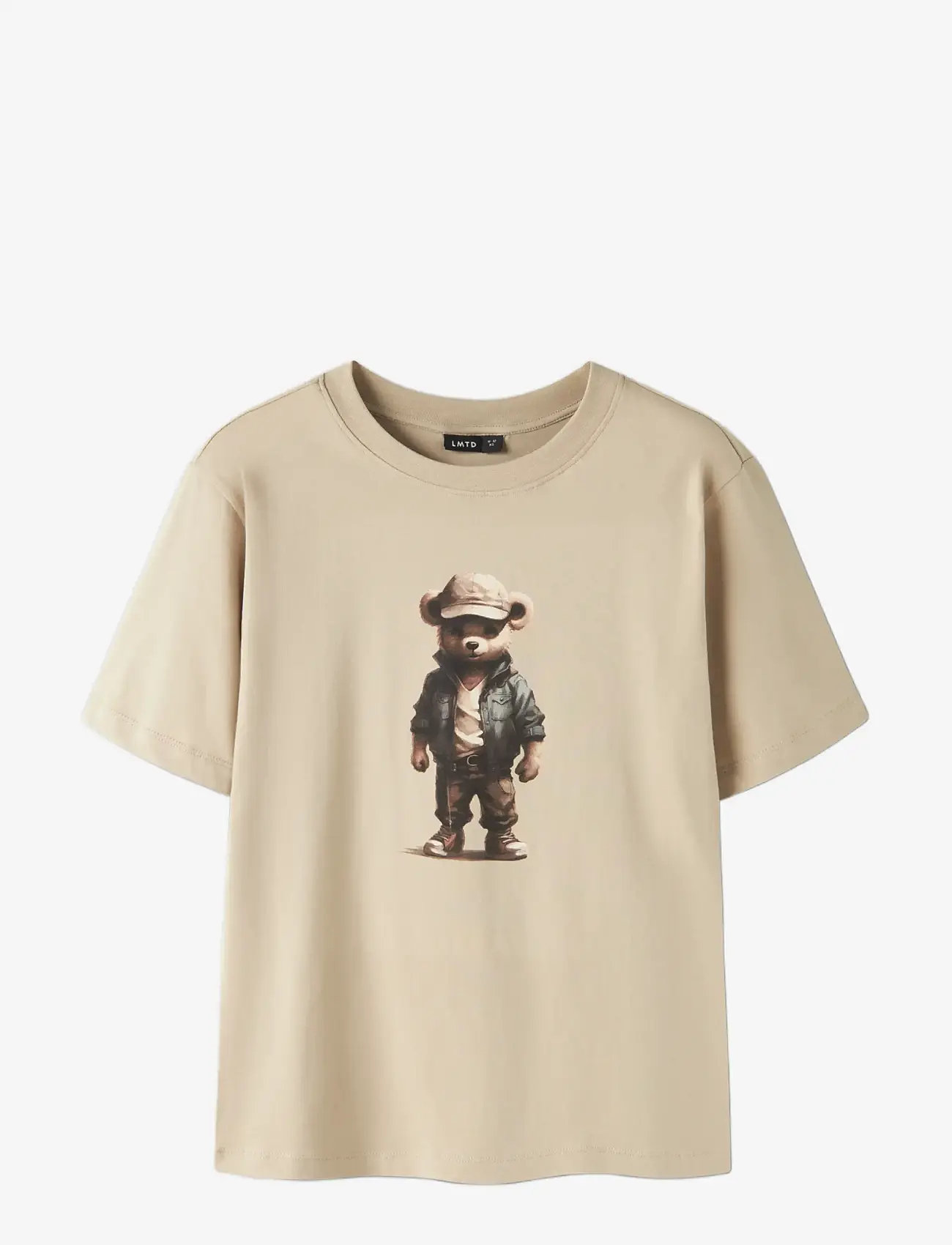 LMTD - NLMNAMSE SS L TOP - kortærmede t-shirts - white pepper - 0