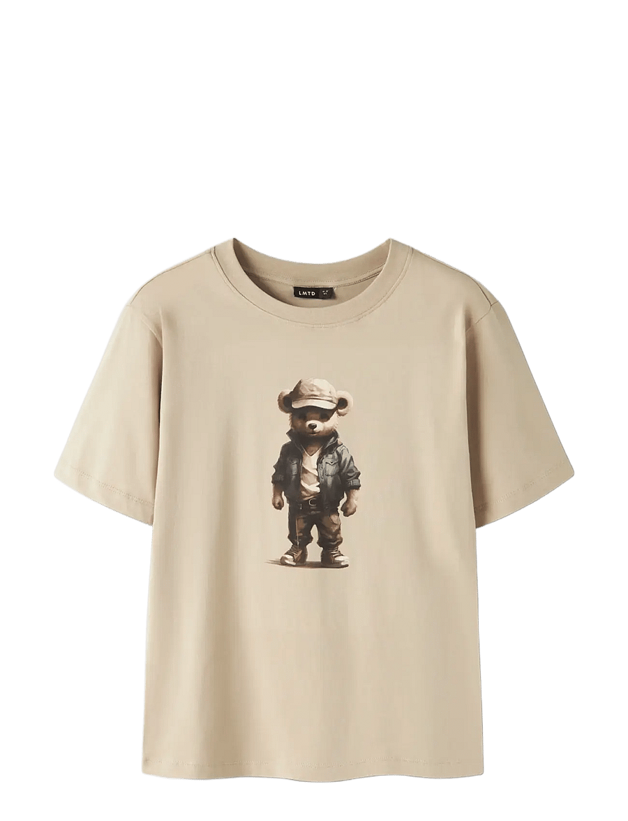 LMTD - NLMNAMSE SS L TOP - lühikeste varrukatega t-särgid - white pepper - 0