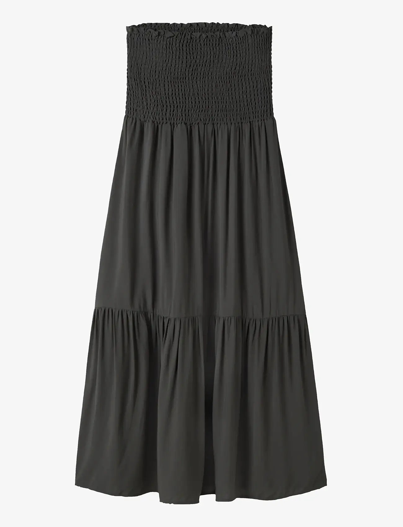 LMTD - NLFSANDY SOLID MAXI SKIRT - maxi röcke - pirate black - 0