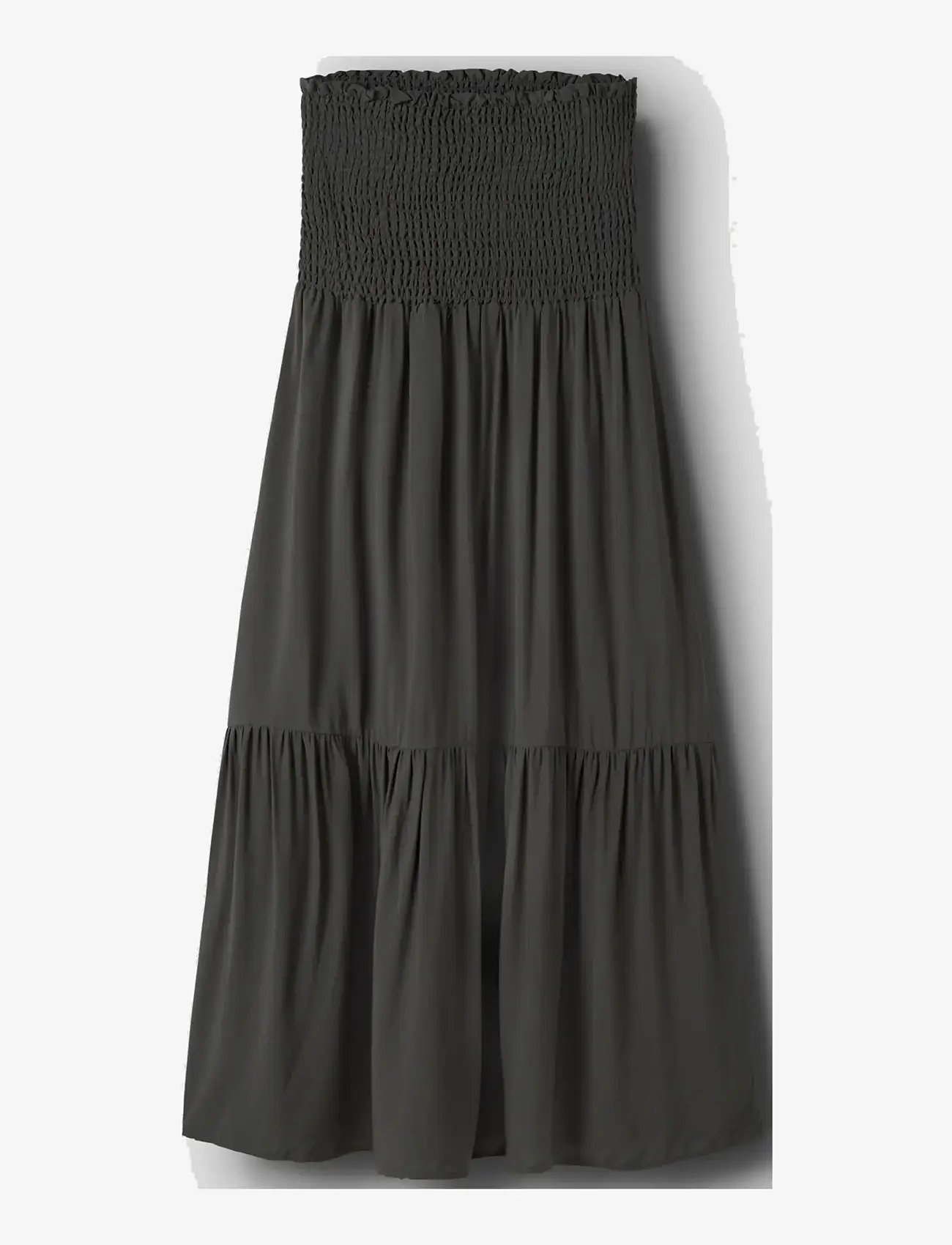 LMTD - NLFSANDY SOLID MAXI SKIRT - maxi röcke - pirate black - 1