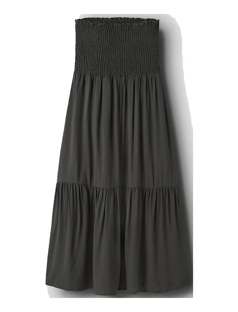 LMTD - NLFSANDY SOLID MAXI SKIRT - maxi skirt - pirate black - 1