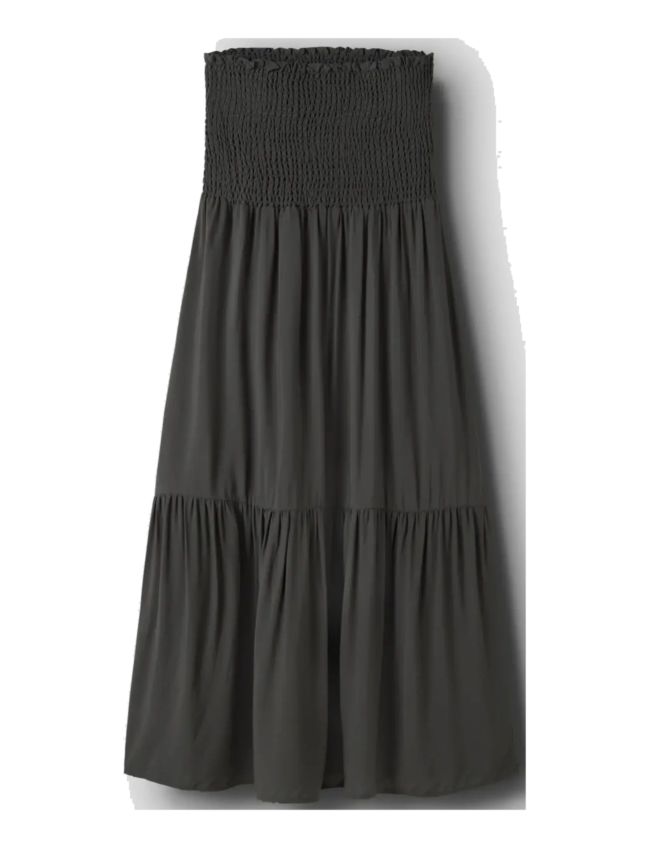 LMTD - NLFSANDY SOLID MAXI SKIRT - maxi röcke - pirate black - 1