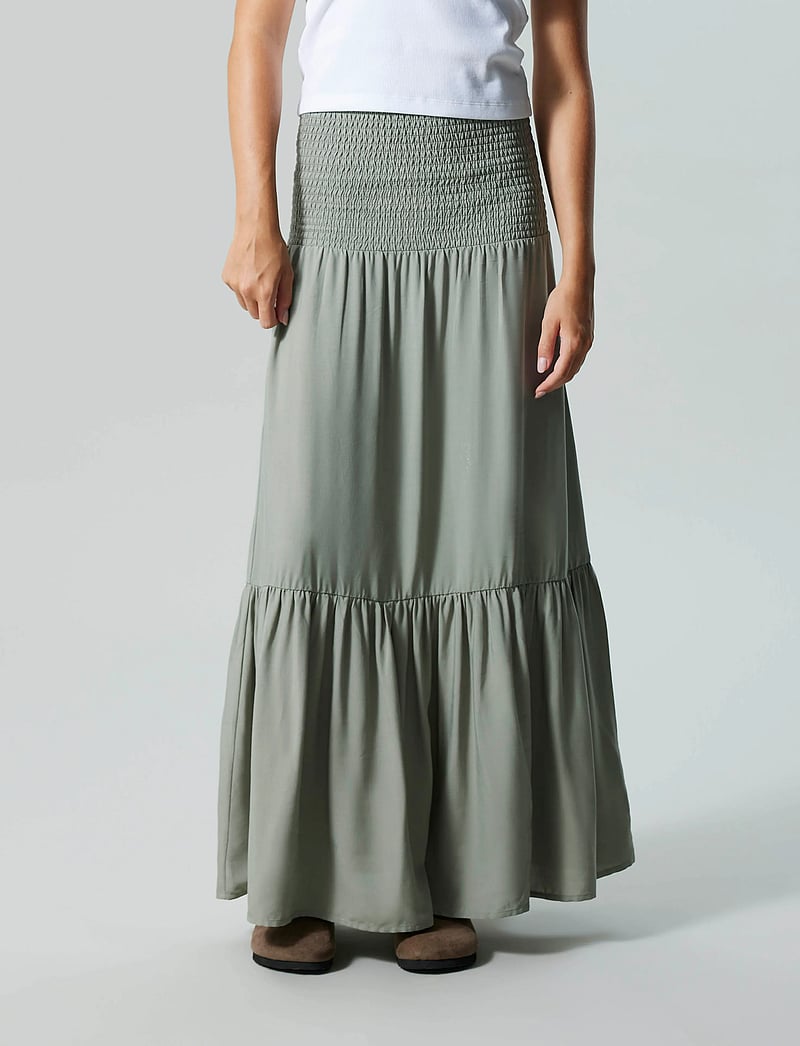 LMTD - NLFSANDY SOLID MAXI SKIRT - maxi skirt - shadow - 4