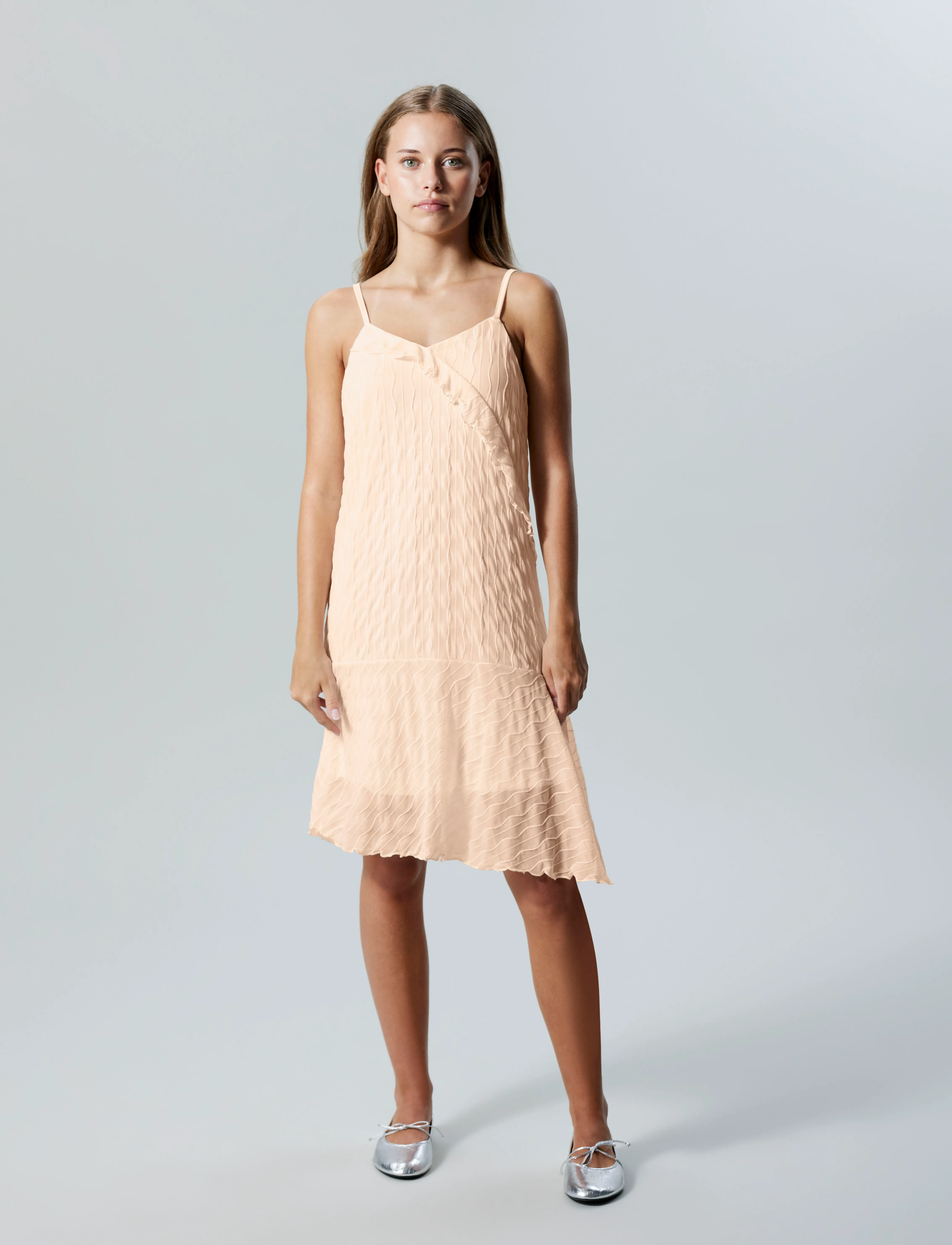 LMTD Nlfhullu Short Strap Dress, 170, Dresses, Rosa - Partydresses, Kinder