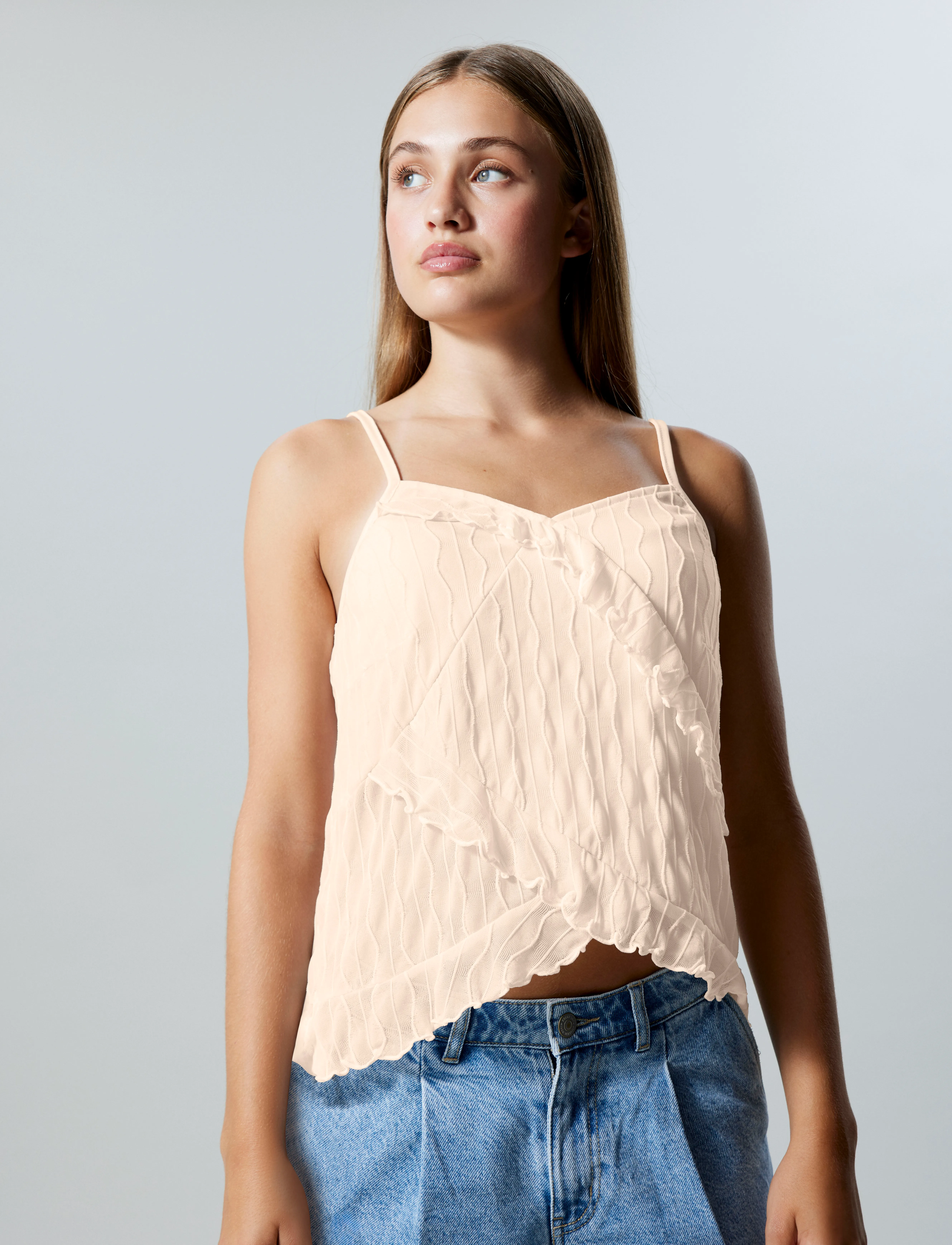 LMTD - NLFHULLU SHORT STRAP TOP - Ärmellose - pink marshmallow - 3