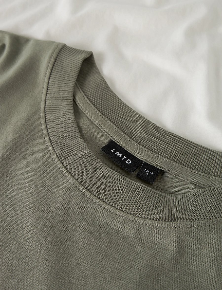 LMTD - NLMHADS SS L TOP - kurzärmelige - vetiver - 3