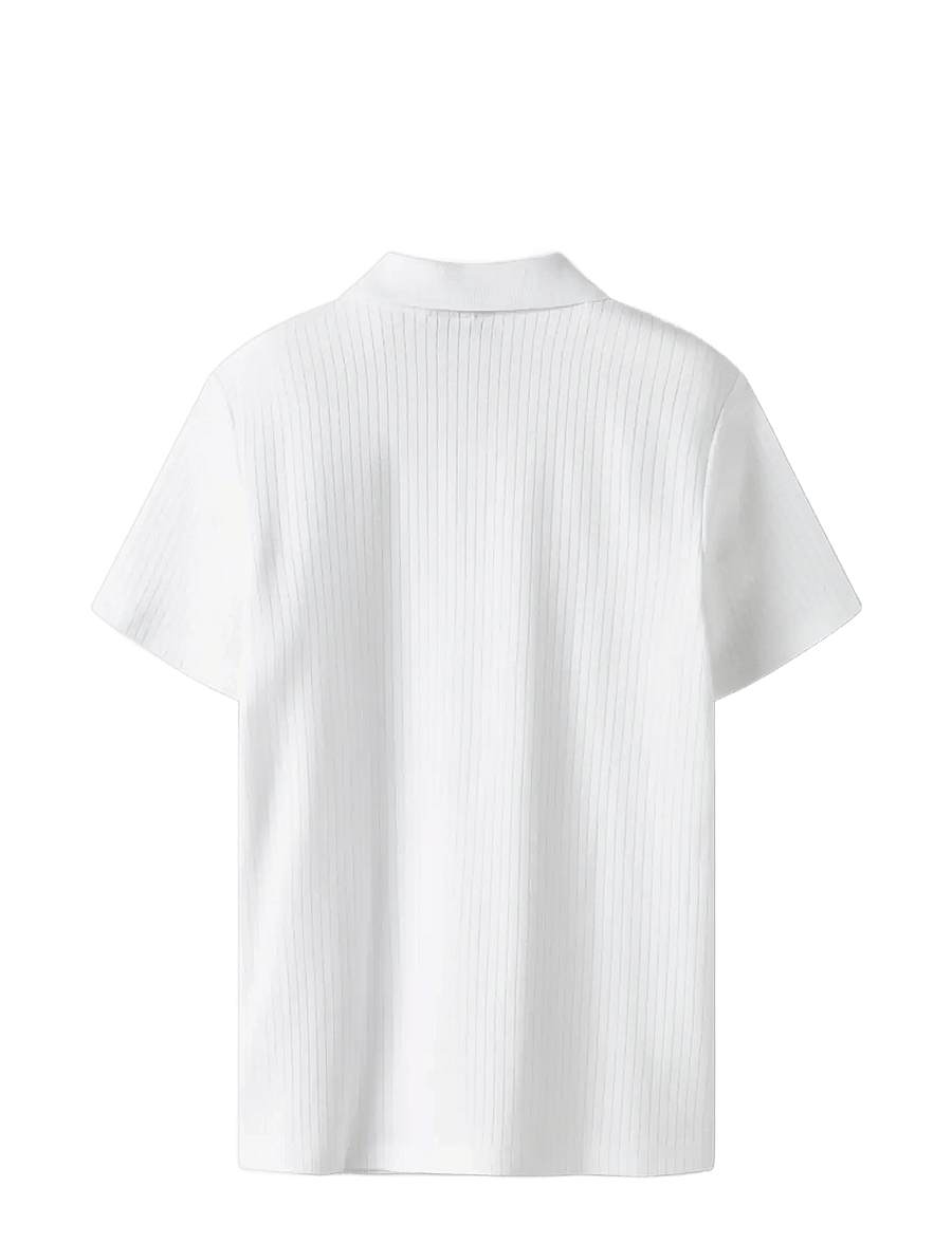 LMTD - NLMHAIPE SS POLO - kortærmede poloer - bright white - 1