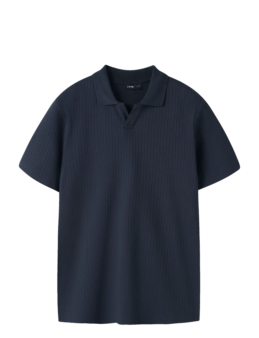 LMTD - NLMHAIPE SS POLO - kortærmede poloer - dark sapphire - 0