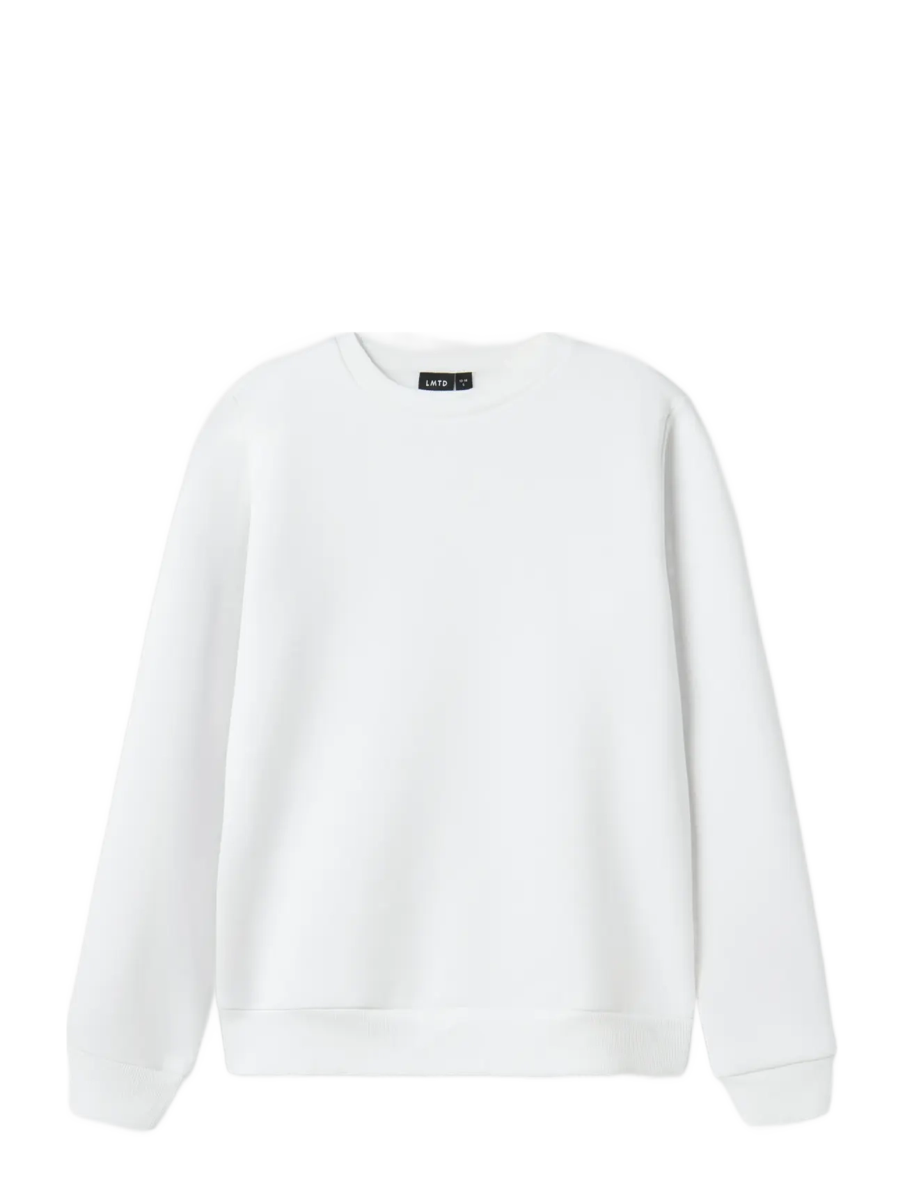 LMTD NLMFEELIN LS O-NECK SWEAT - Overdele - BRIGHT WHITE / white