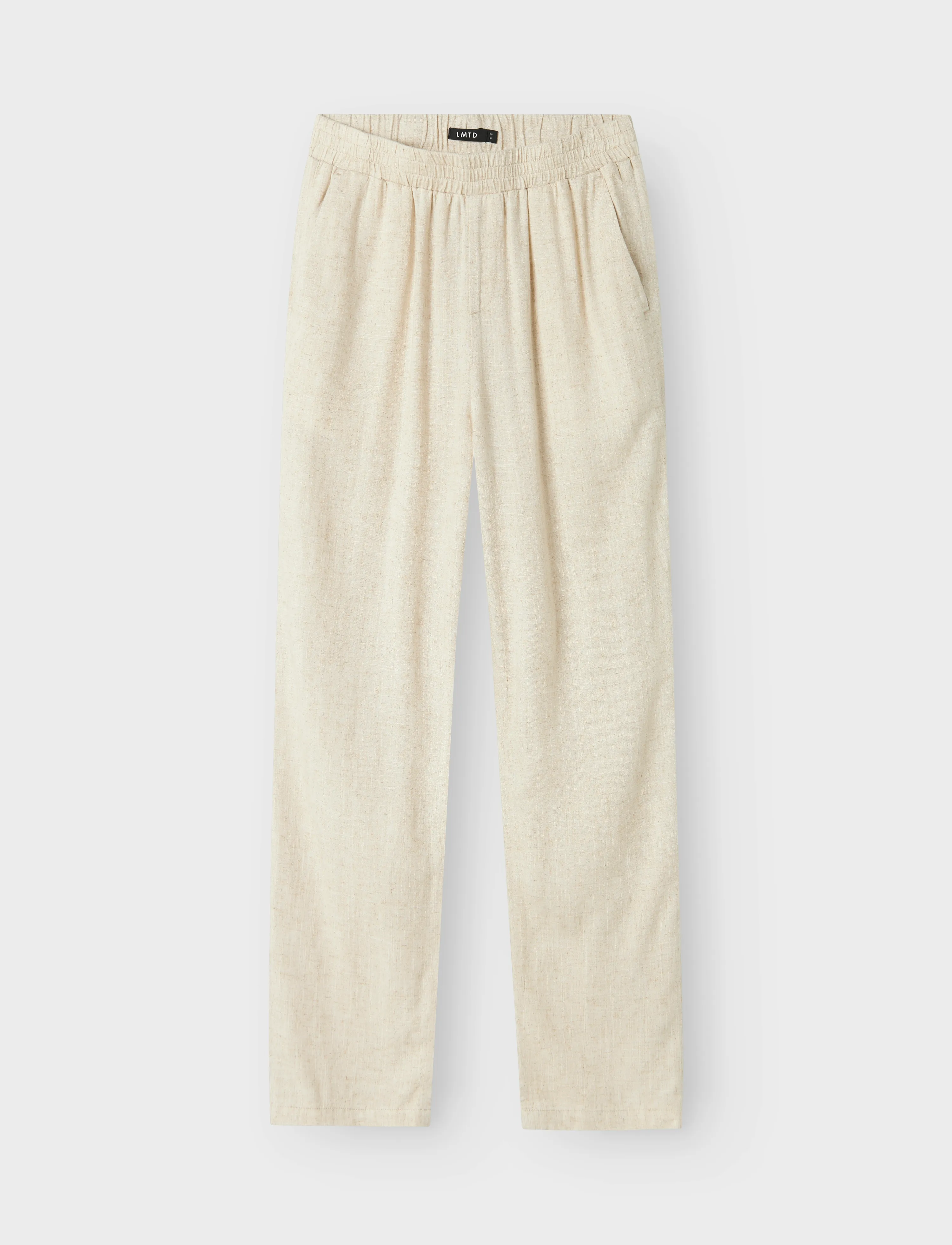 LMTD NLNFINEN REG PANT NOOS - Underdele - PEYOTE / beige