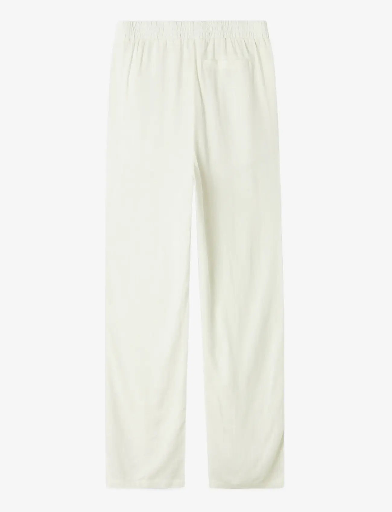 LMTD - NLNFINEN REG PANT NOOS - linane riietus - white alyssum - 2