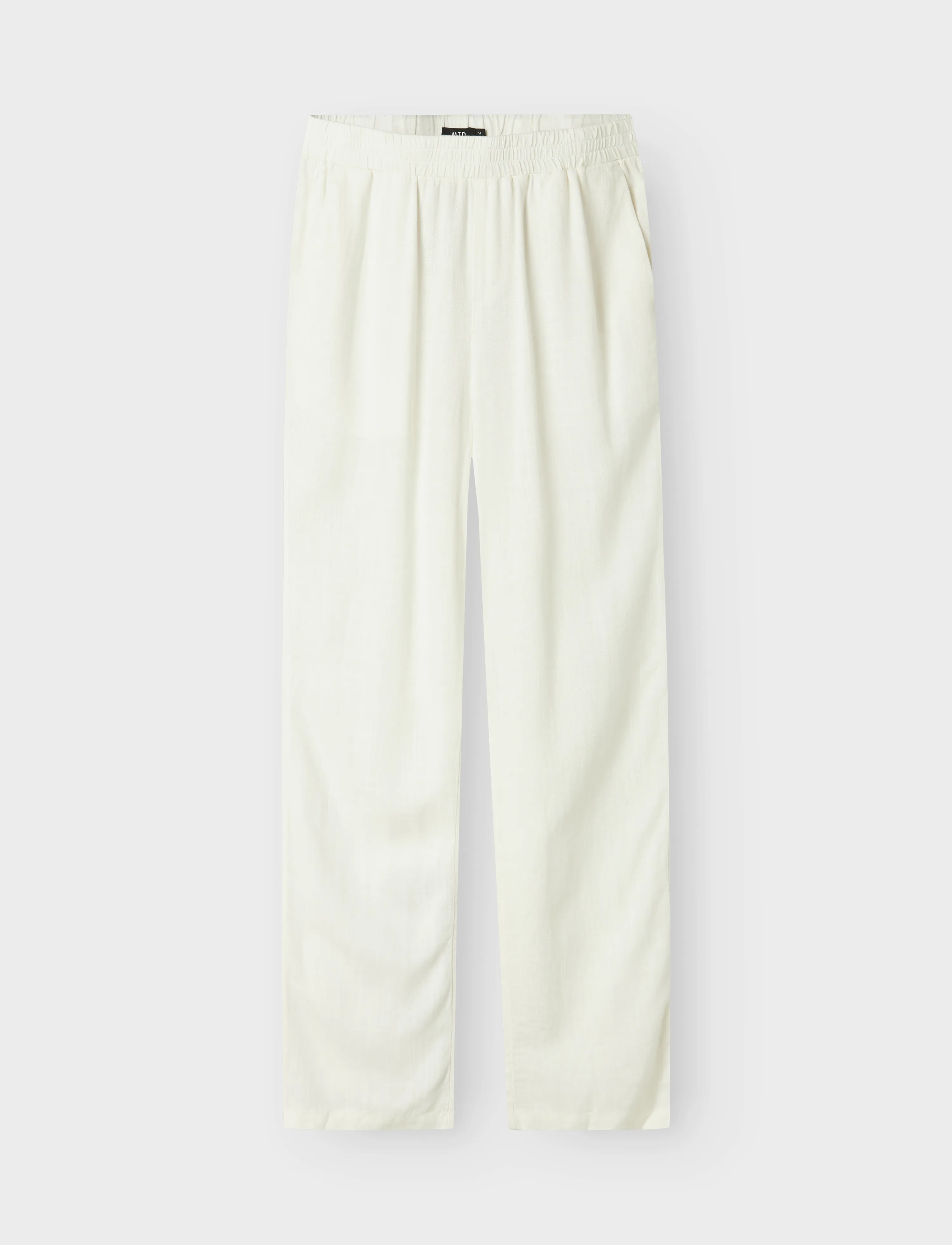 LMTD NLNFINEN REG PANT NOOS - Hosen - WHITE ALYSSUM / cream