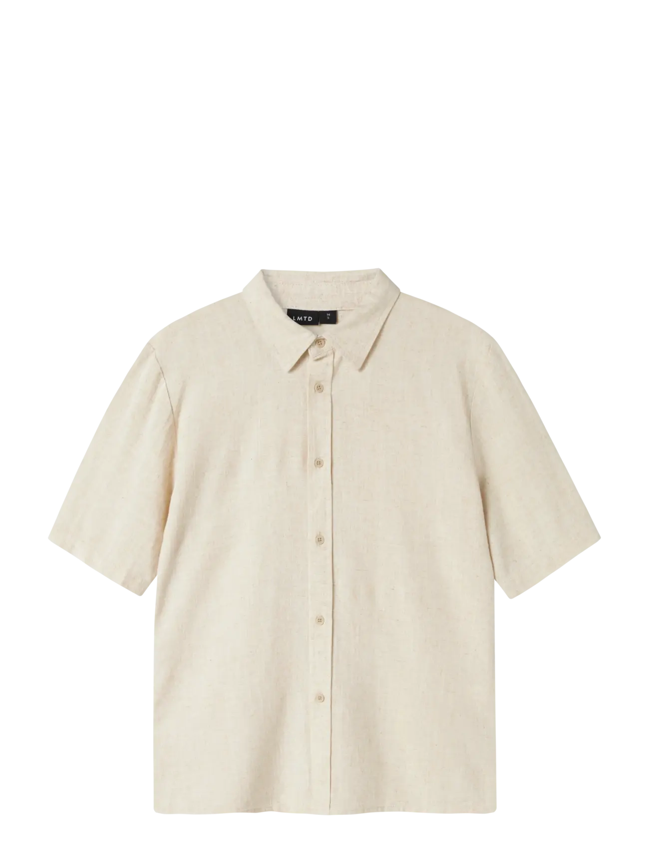 LMTD NLNFINEN SS SHIRT - Lapsed 98–134 - PEYOTE / beige