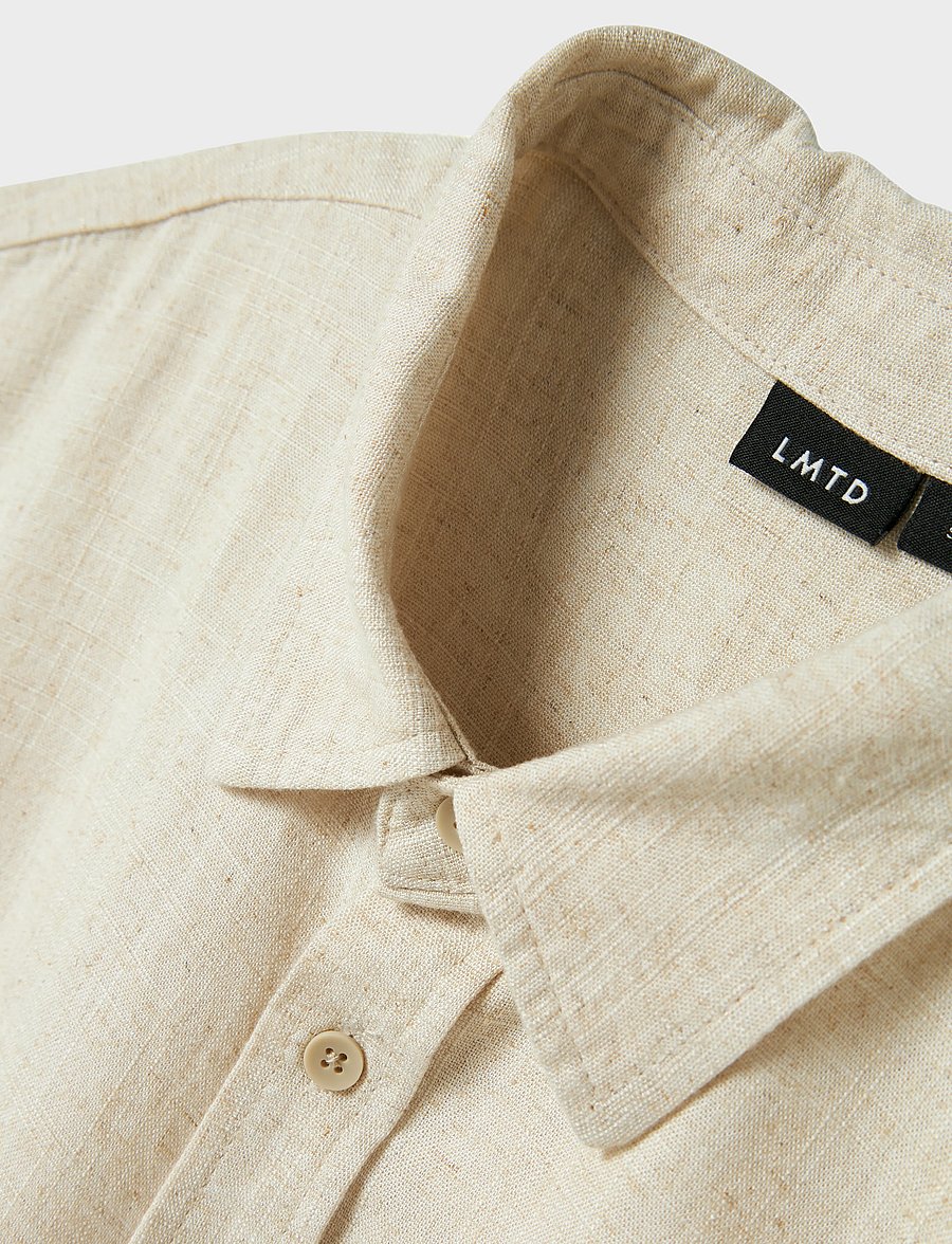 LMTD - NLNFINEN SS SHIRT - kurzärmlige hemden - peyote - 2