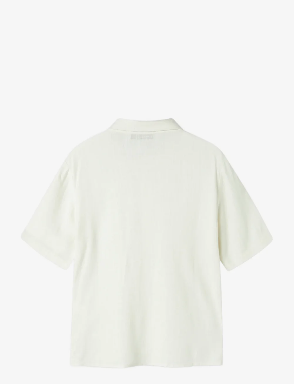LMTD - NLNFINEN SS SHIRT - kortærmede skjorter - white alyssum - 1