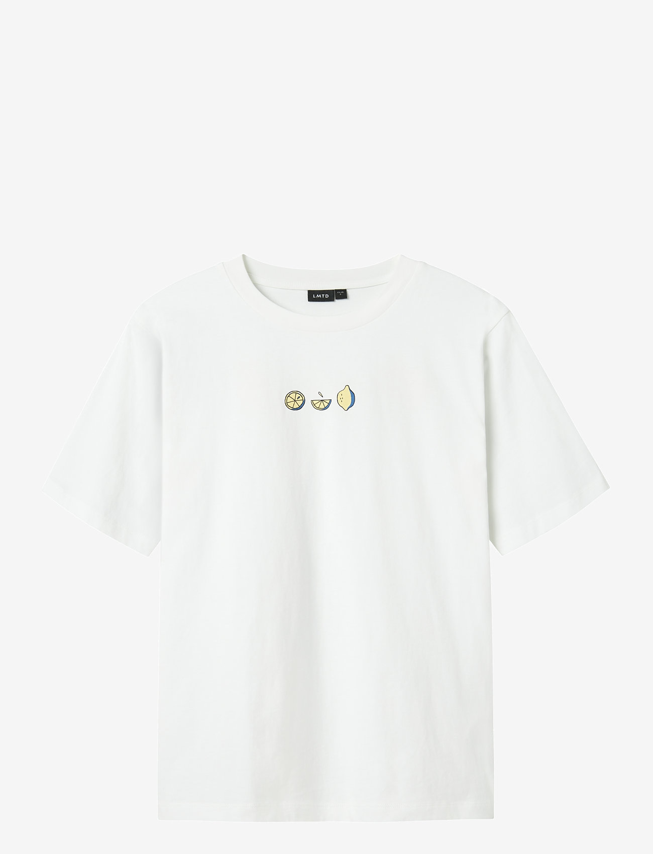 LMTD - NLMFUGES SS L TOP - herbstliche kleidung - bright white - 1