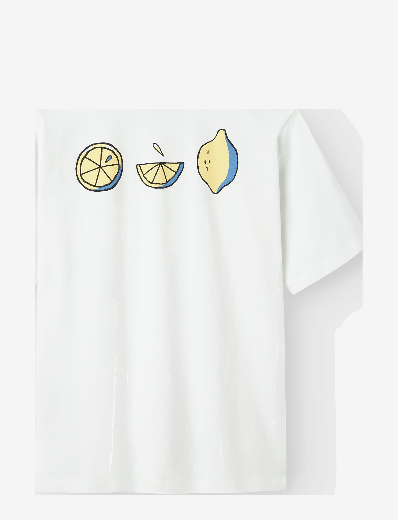 LMTD - NLMFUGES SS L TOP - herbstliche kleidung - bright white - 2