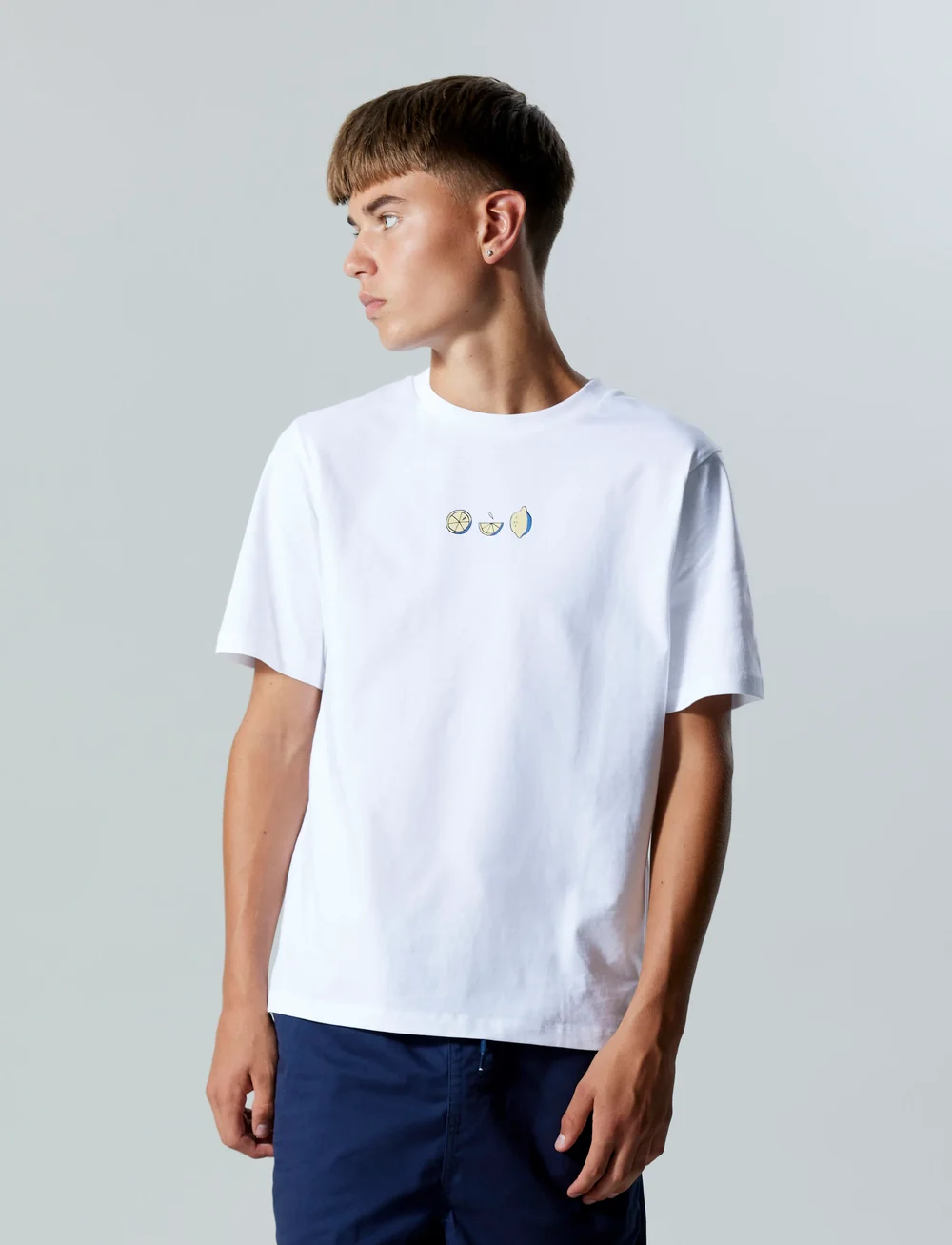 LMTD - NLMFUGES SS L TOP - lühikeste varrukatega t-särgid - bright white - 0