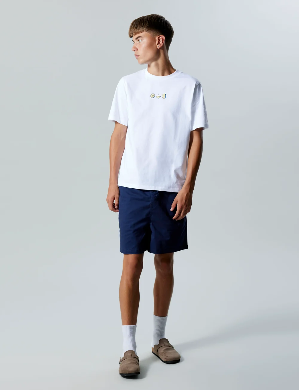 LMTD - NLMFUGES SS L TOP - lühikeste varrukatega t-särgid - bright white - 3