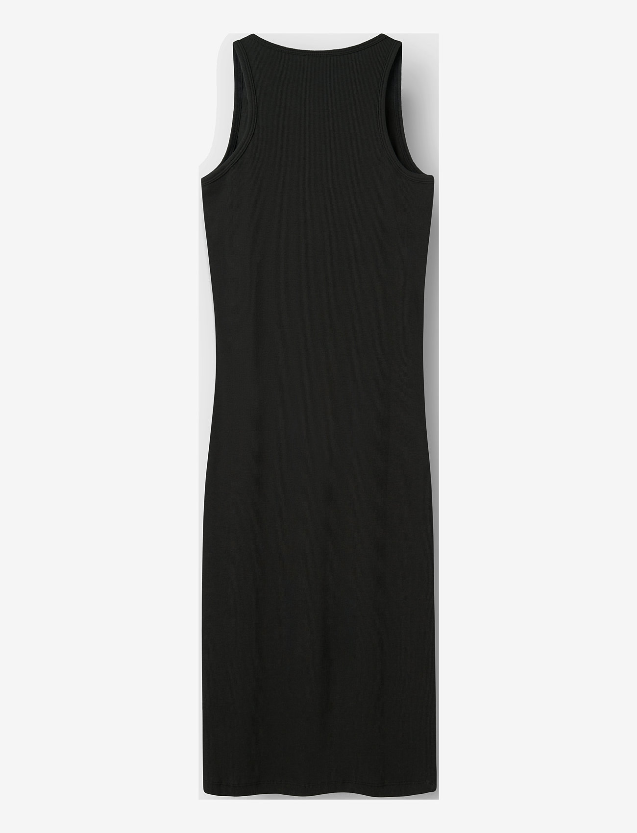 LMTD - NLFHINAJA SL LONG SOLID TANK DRESS - varrukateta vabaaja kleidid - pirate black - 2