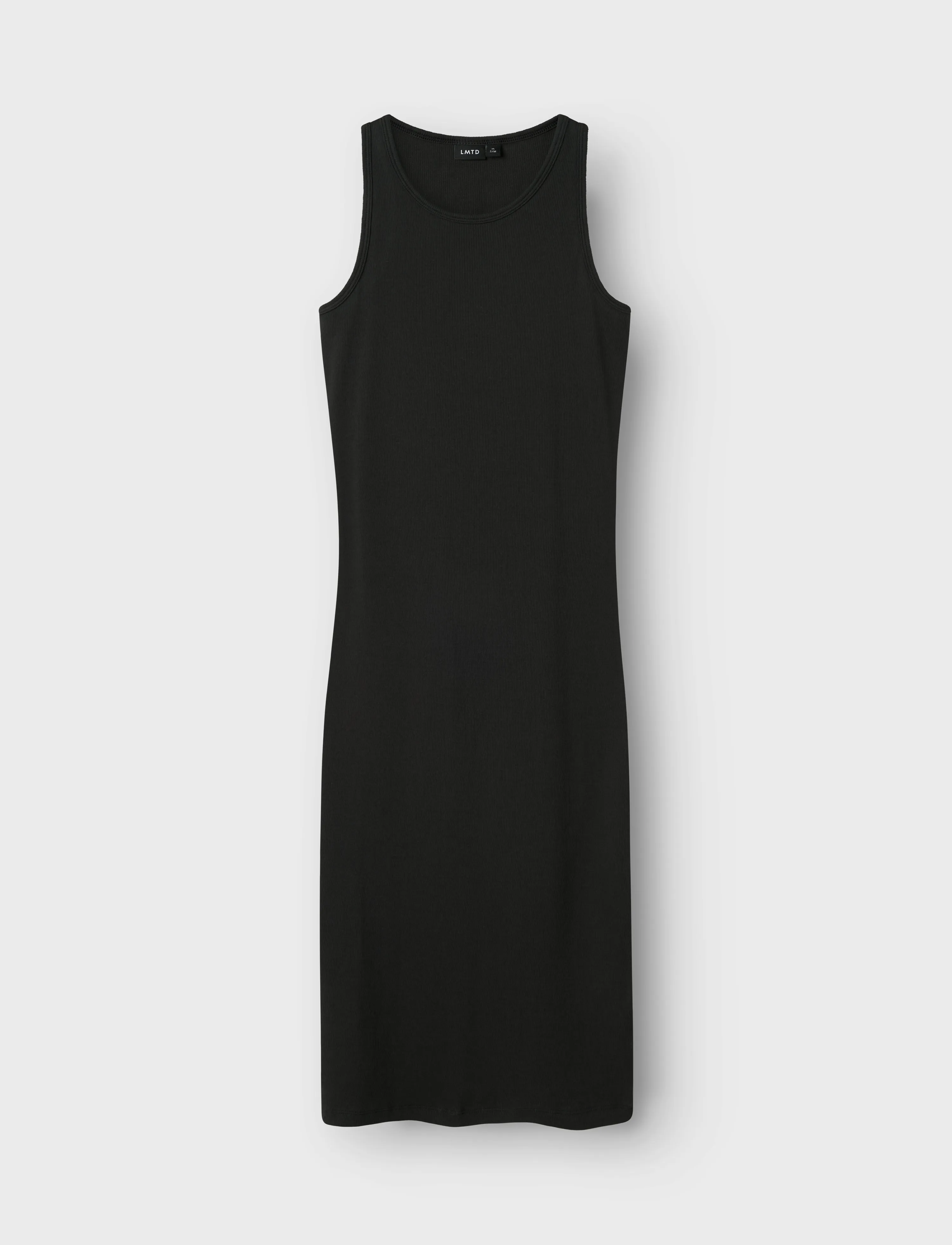 LMTD - NLFHINAJA SL LONG SOLID TANK DRESS - casual jurken zonder mouwen - pirate black - 3