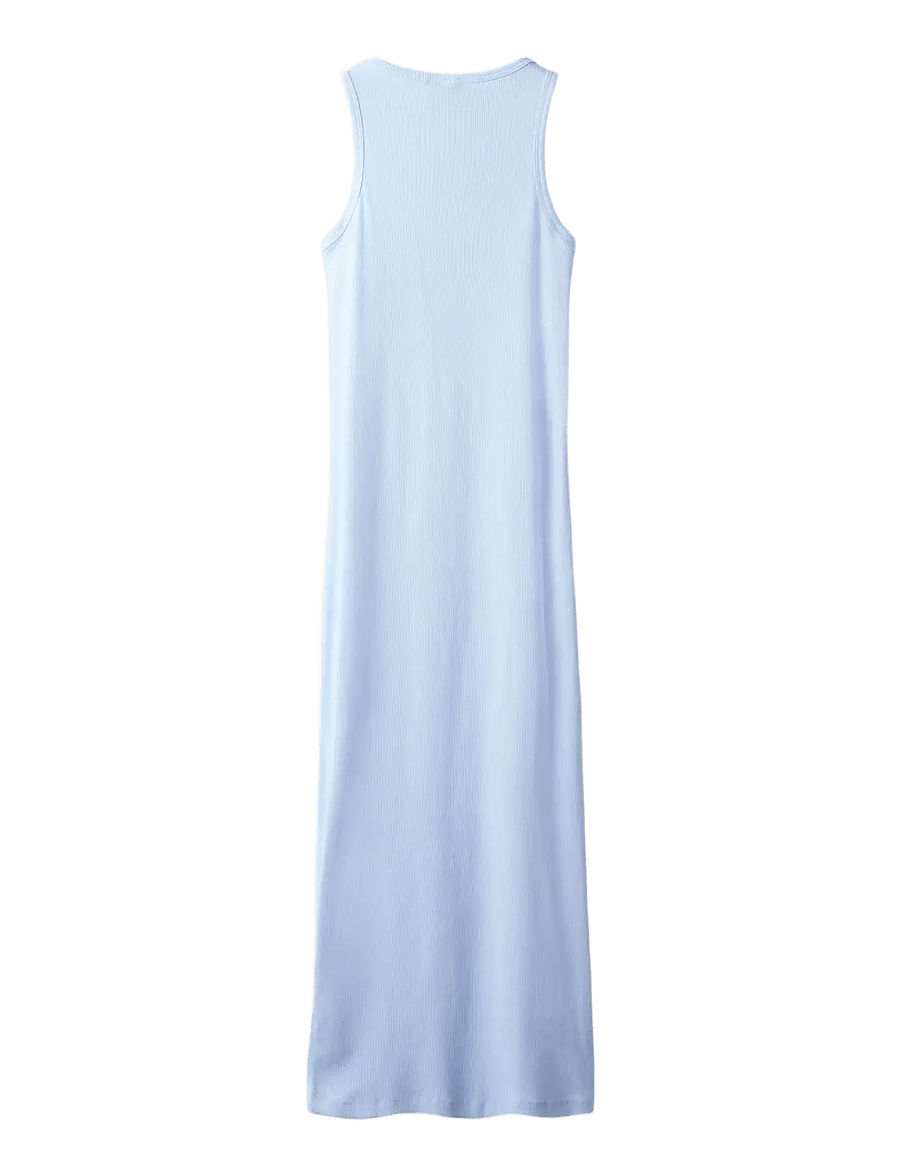LMTD - NLFHINAJA SL LONG SOLID TANK DRESS - Ärmellose freizeitkleider - windsurfer - 1