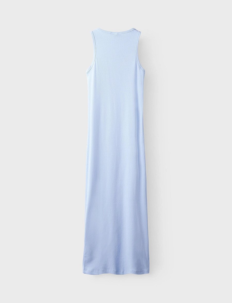 LMTD - NLFHINAJA SL LONG SOLID TANK DRESS - Ärmellose freizeitkleider - windsurfer - 2