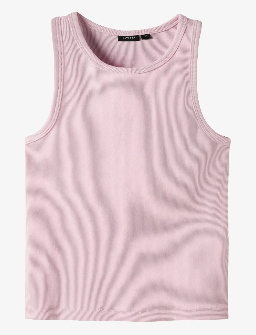 LMTD - NLFHINAJA CROP SOLID TANK TOP - Õlapaeltega topid - pink tulle - 0