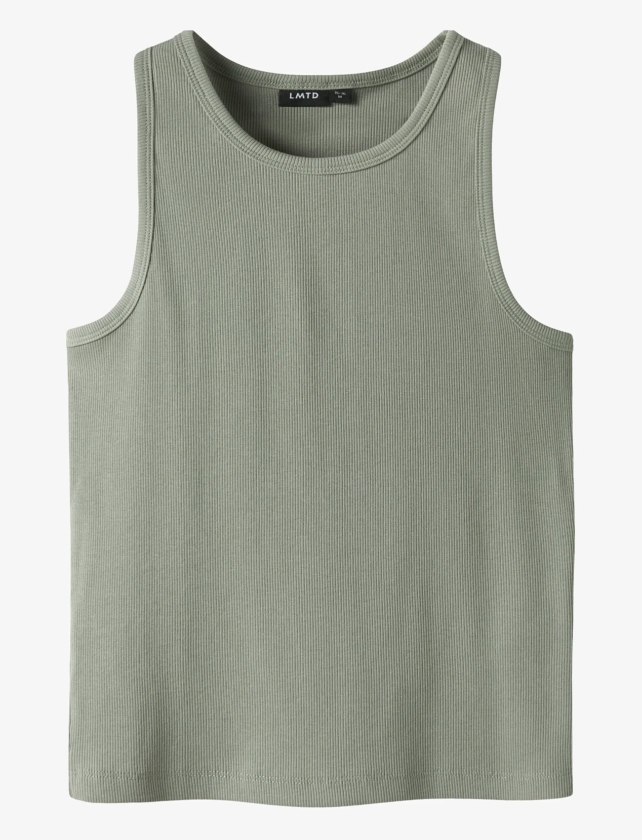 LMTD - NLFHINAJA CROP SOLID TANK TOP - tanktops - shadow - 0