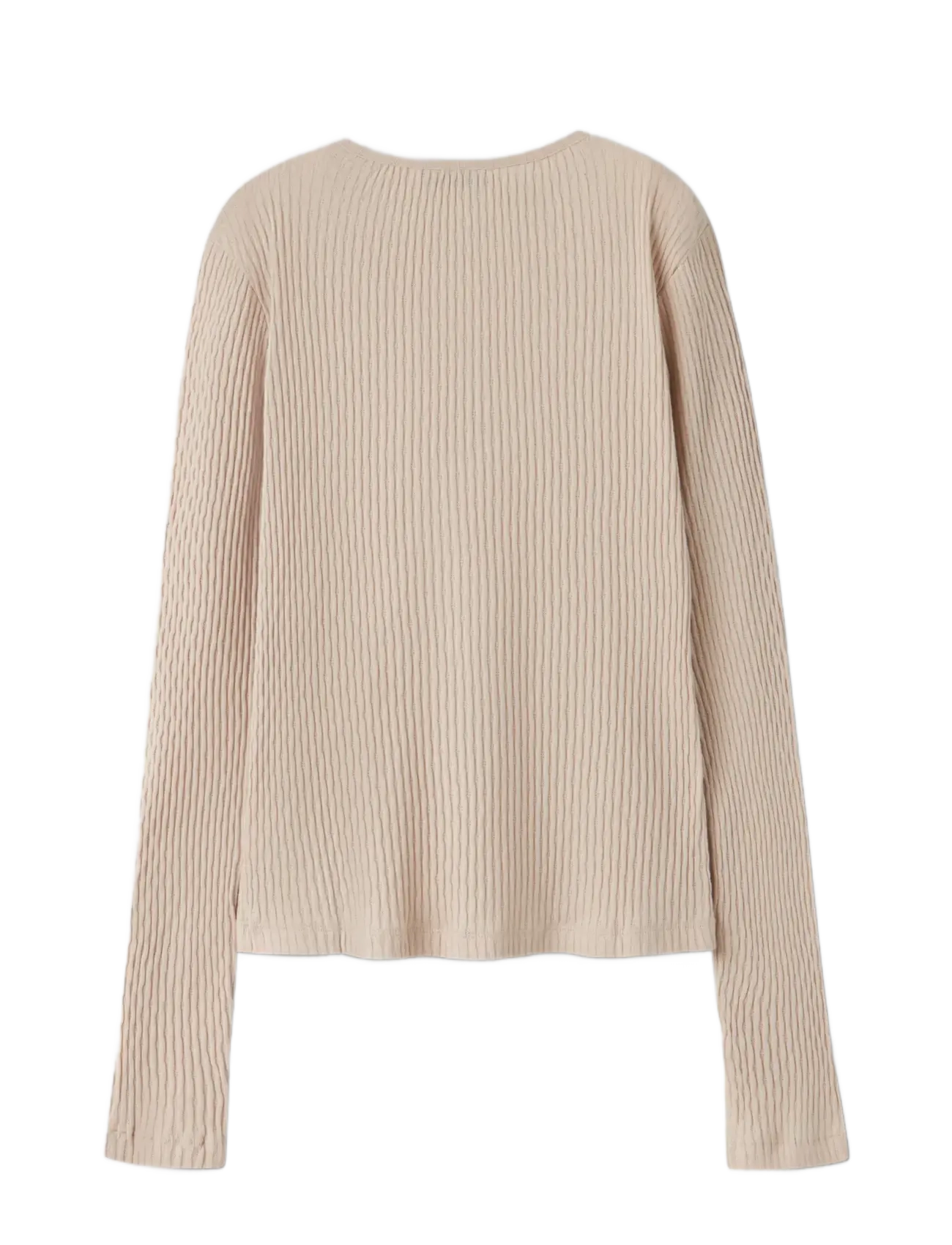 LMTD - NLFNINUSA LS O-NECK S TOP - marškinėliai ilgomis rankovėmis - oatmeal - 1
