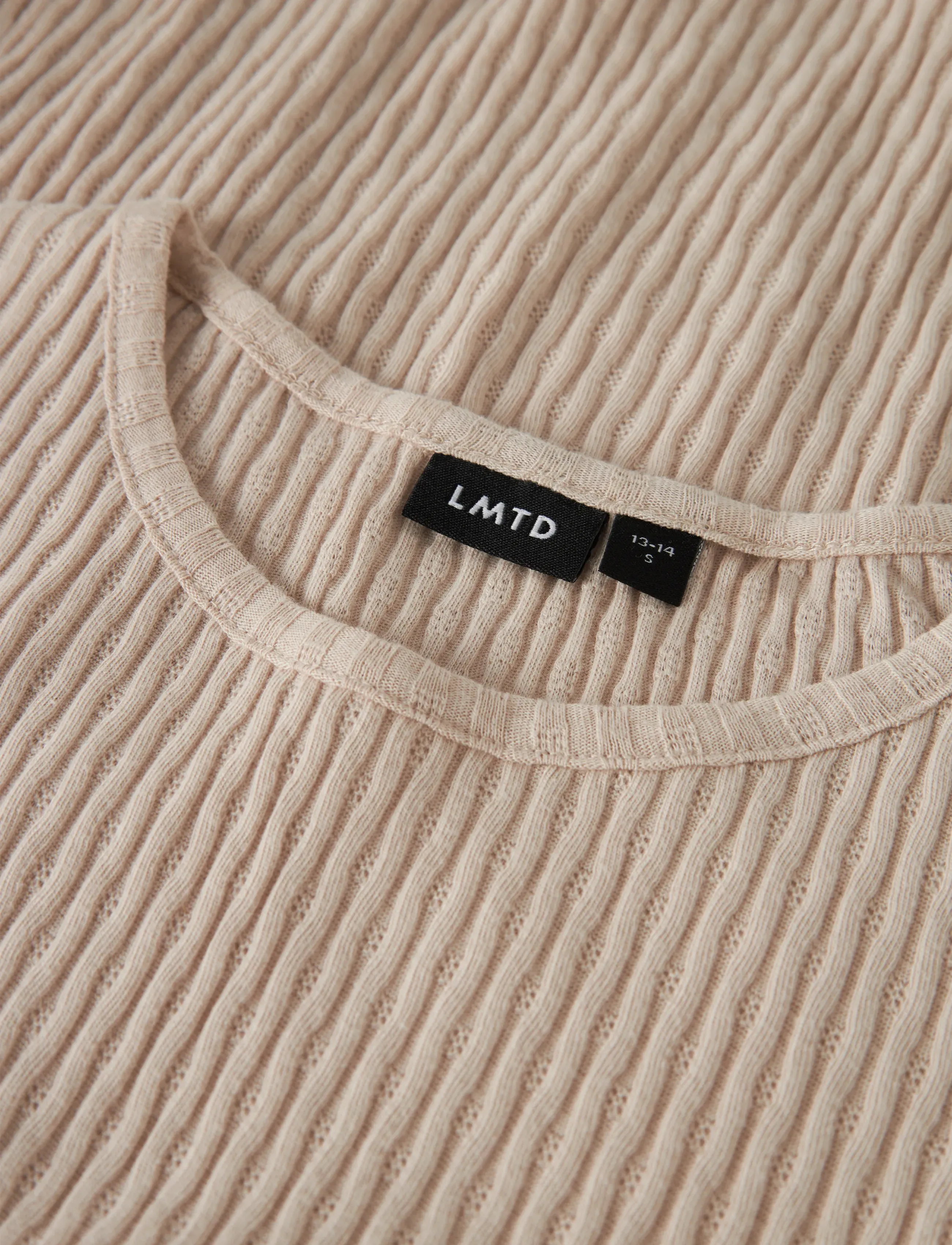 LMTD - NLFNINUSA LS O-NECK S TOP - marškinėliai ilgomis rankovėmis - oatmeal - 3