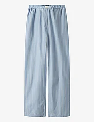 LMTD - NLFHELLES POPLIN WIDE PANT - autumn clothing - heather - 0