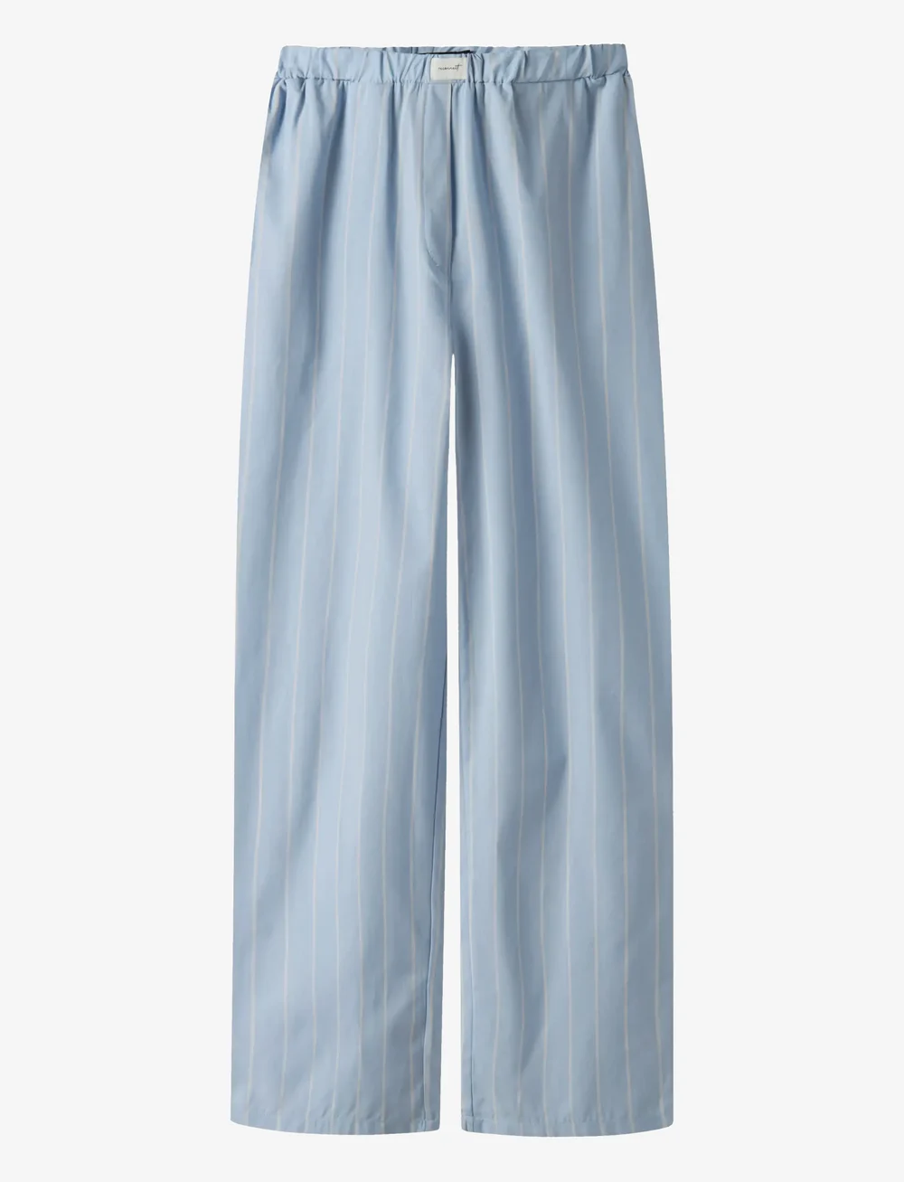 LMTD - NLFHELLES POPLIN WIDE PANT - autumn clothing - heather - 0