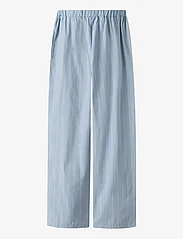 LMTD - NLFHELLES POPLIN WIDE PANT - autumn clothing - heather - 1